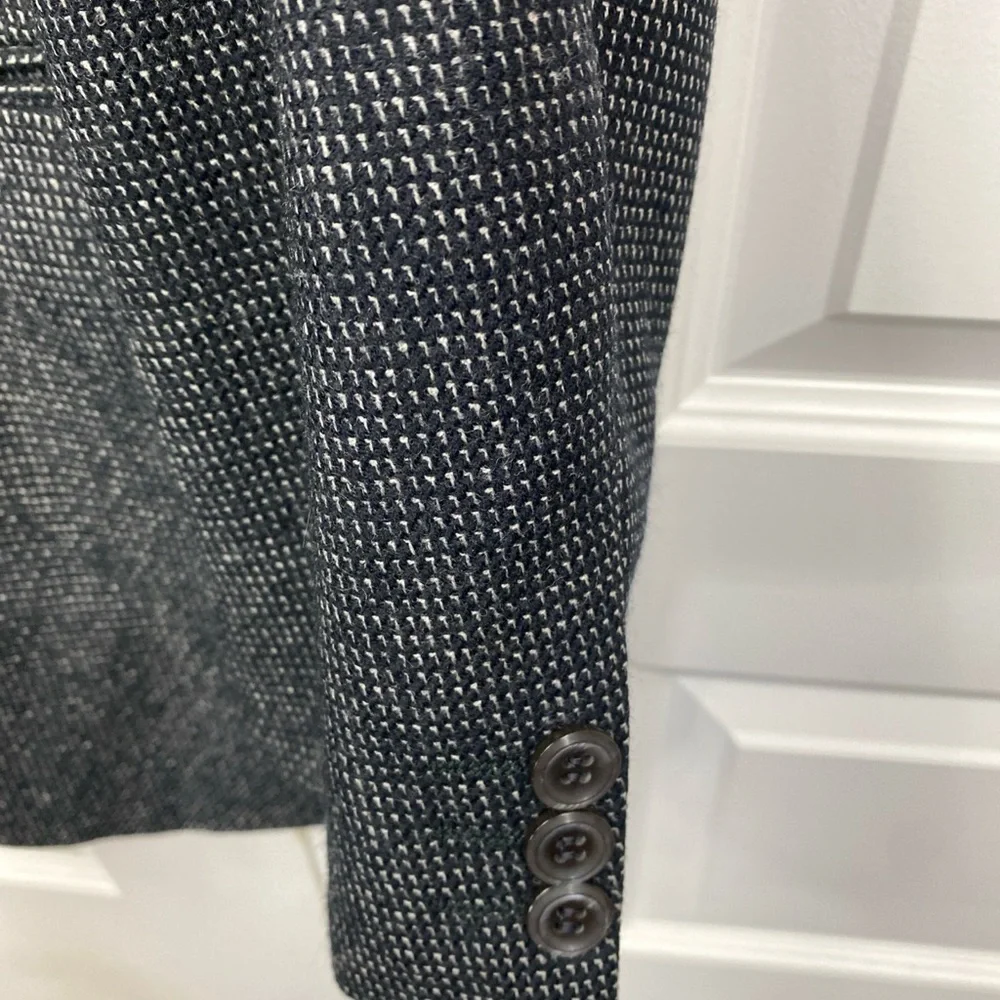 VTG Yves Saint Laurent Wool Blazer Mens Black  Made in France See Photo Measure